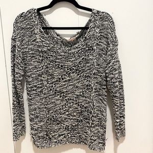 Black and white knit sweater from Forever 21, size XS